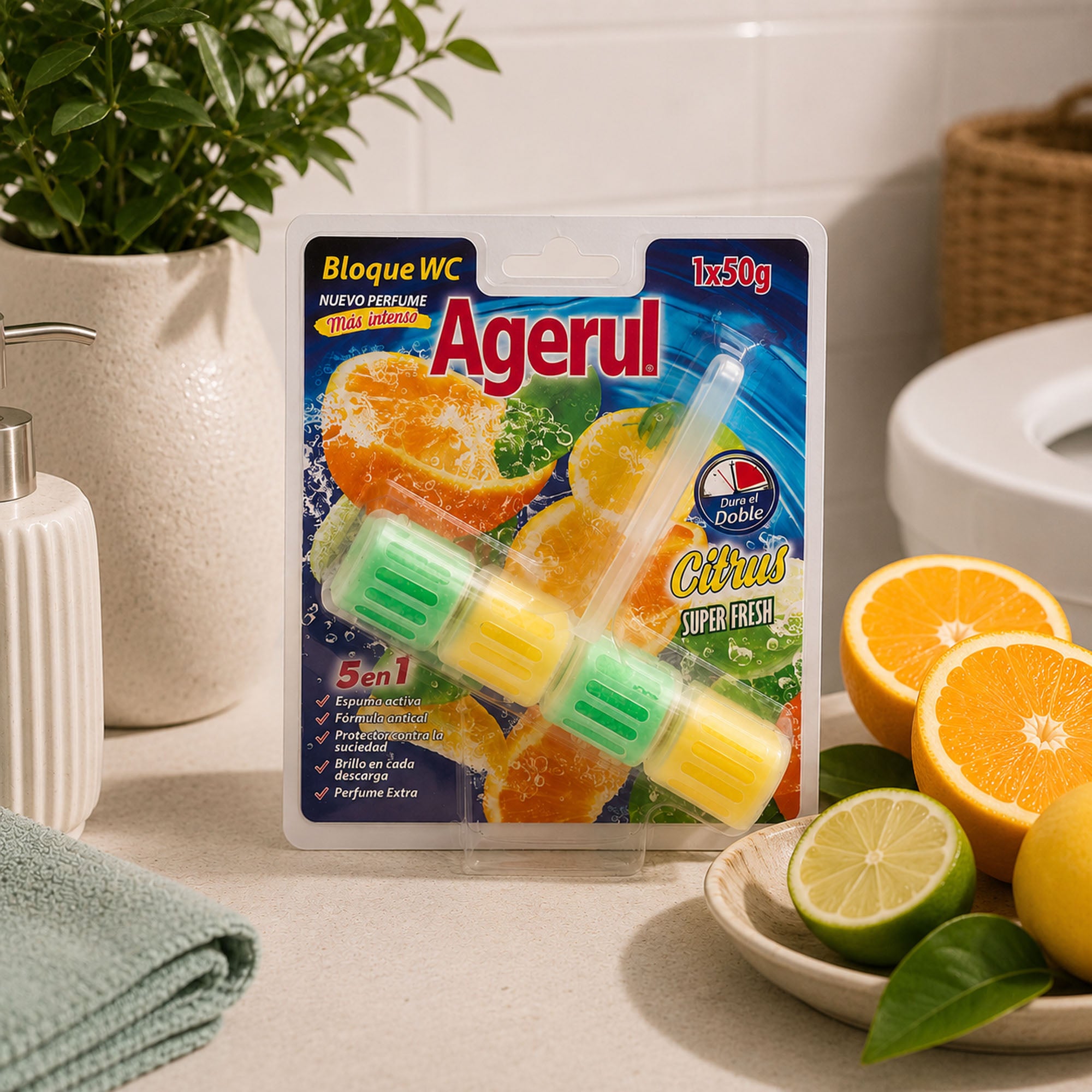 WC blokjes 5 in 1 Citrus Superfresh